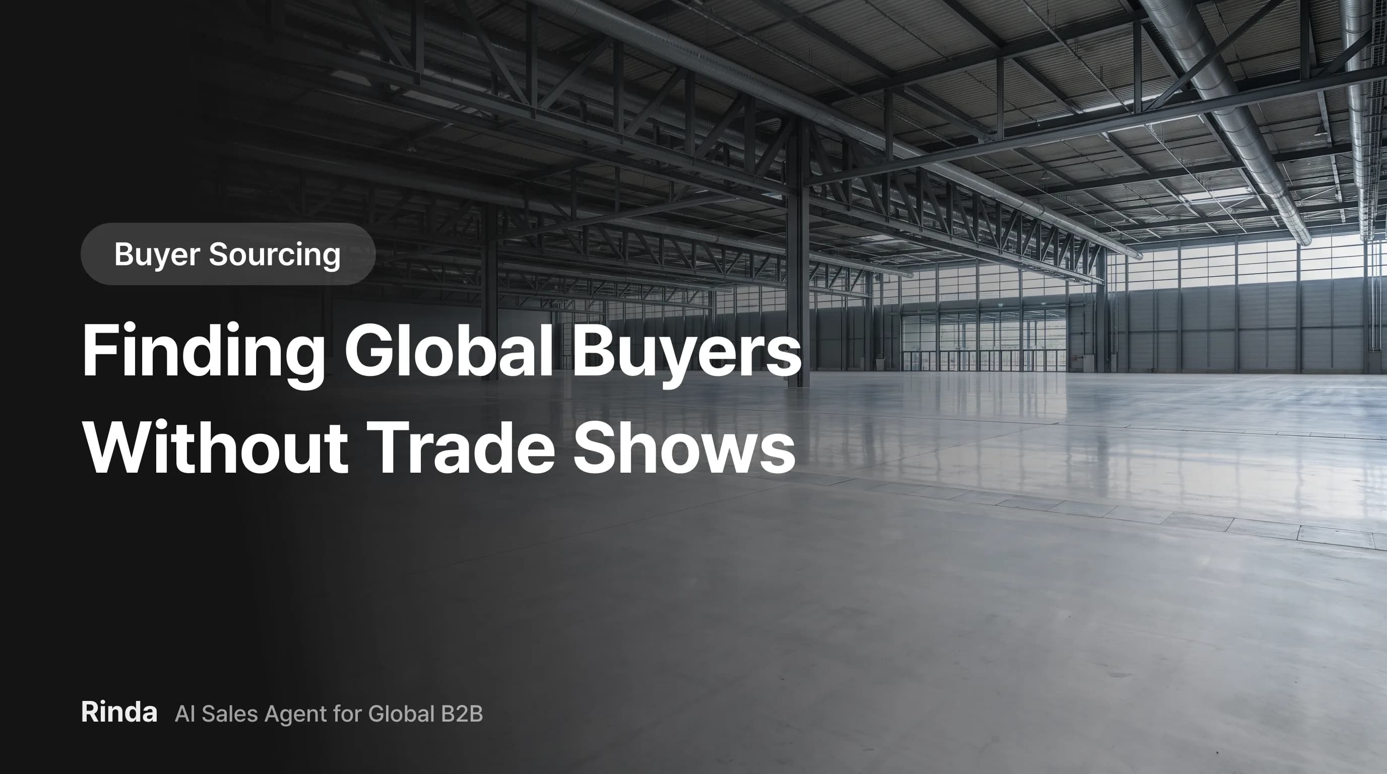 Finding Global Buyers Without Trade Shows