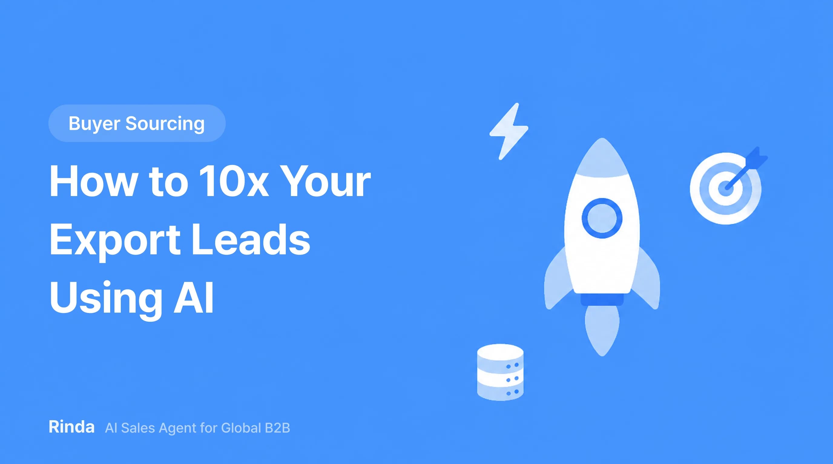 How to 10x Your Export Leads Using AI