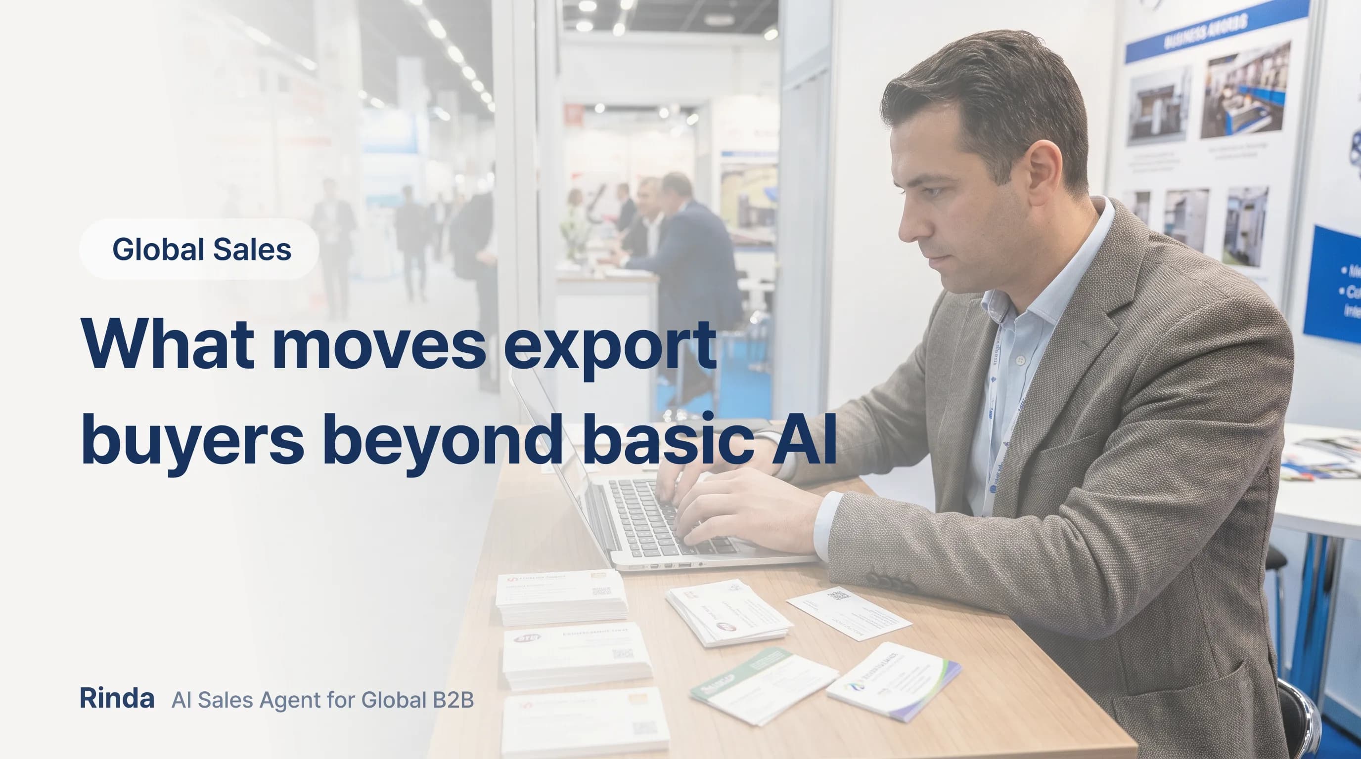 What moves export buyers beyond basic AI