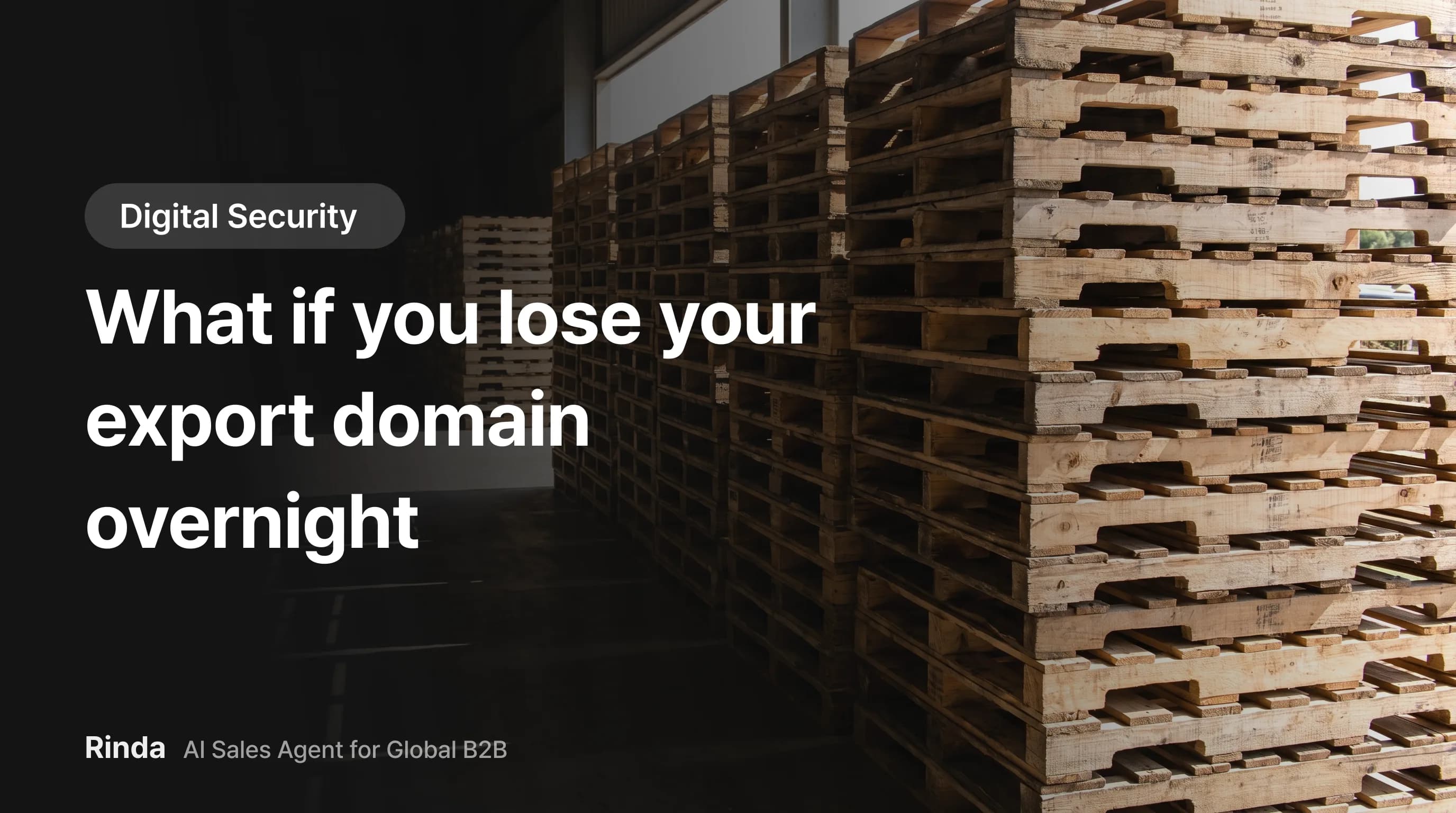 What if you lose your export domain overnight
