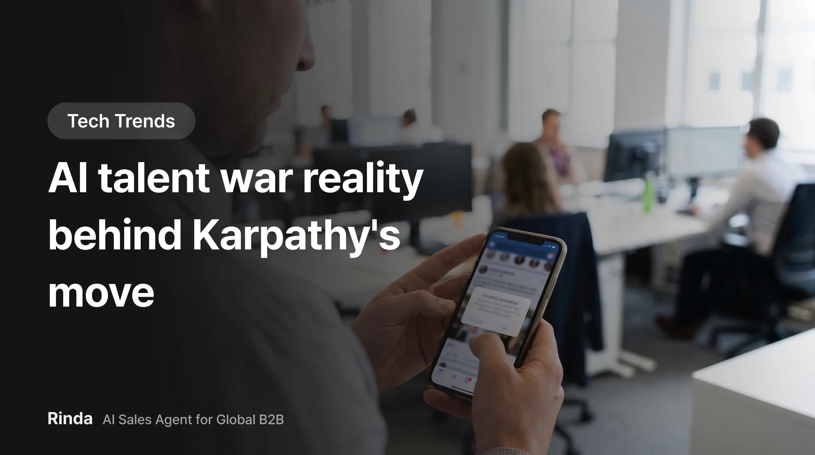 AI talent war reality behind Karpathy's move