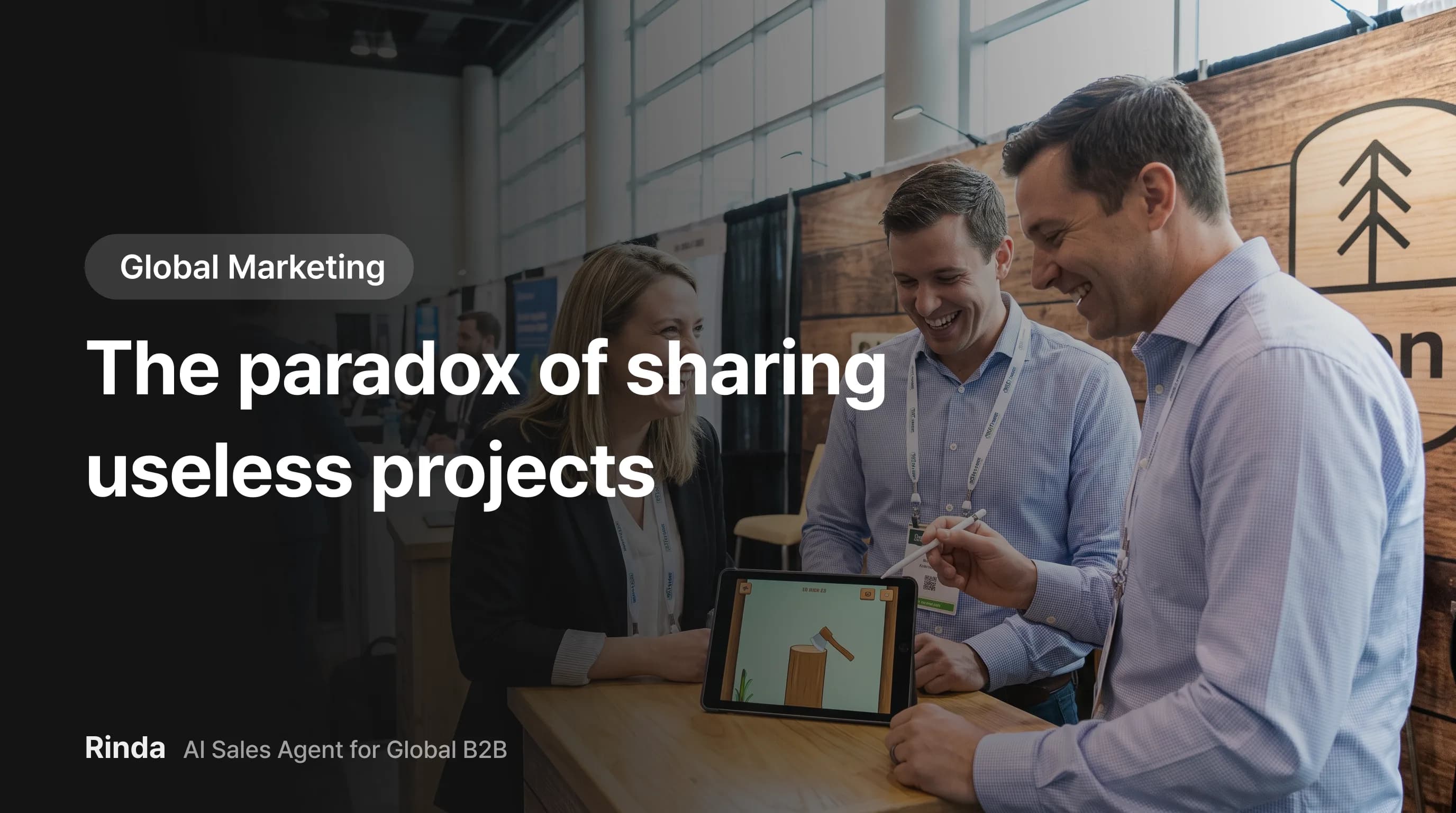 The paradox of sharing useless projects