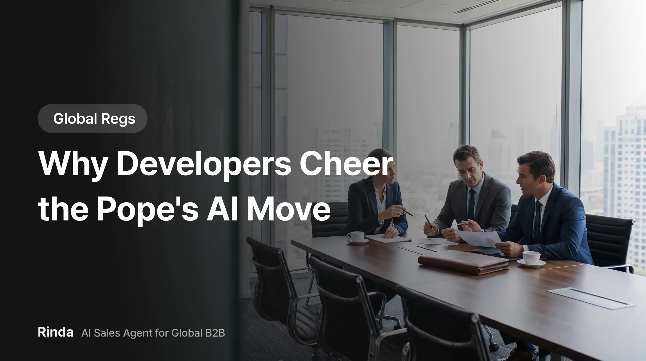 Why Developers Cheer the Pope's AI Move