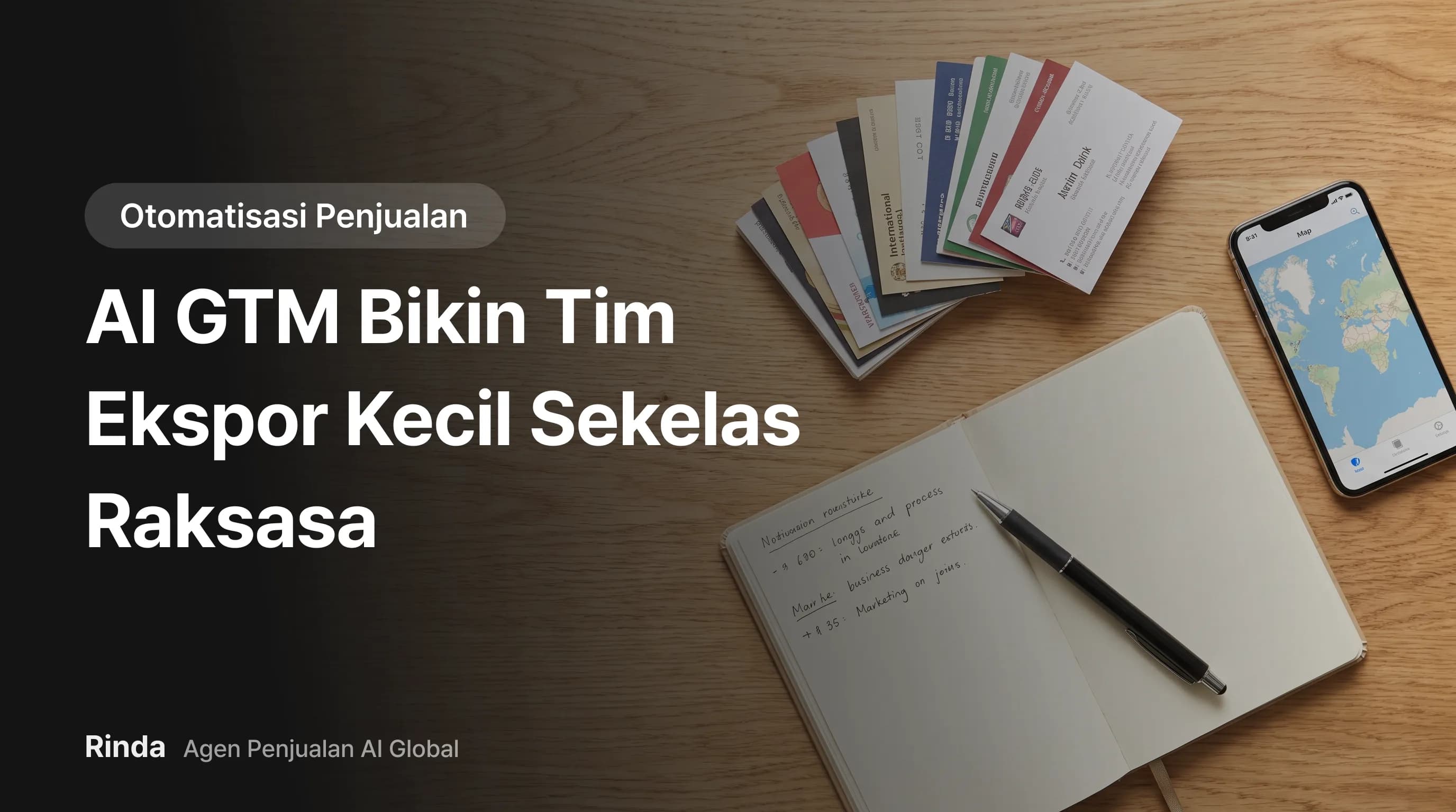 AI GTM Bikin Tim Ekspor Kecil Sekelas Raksasa