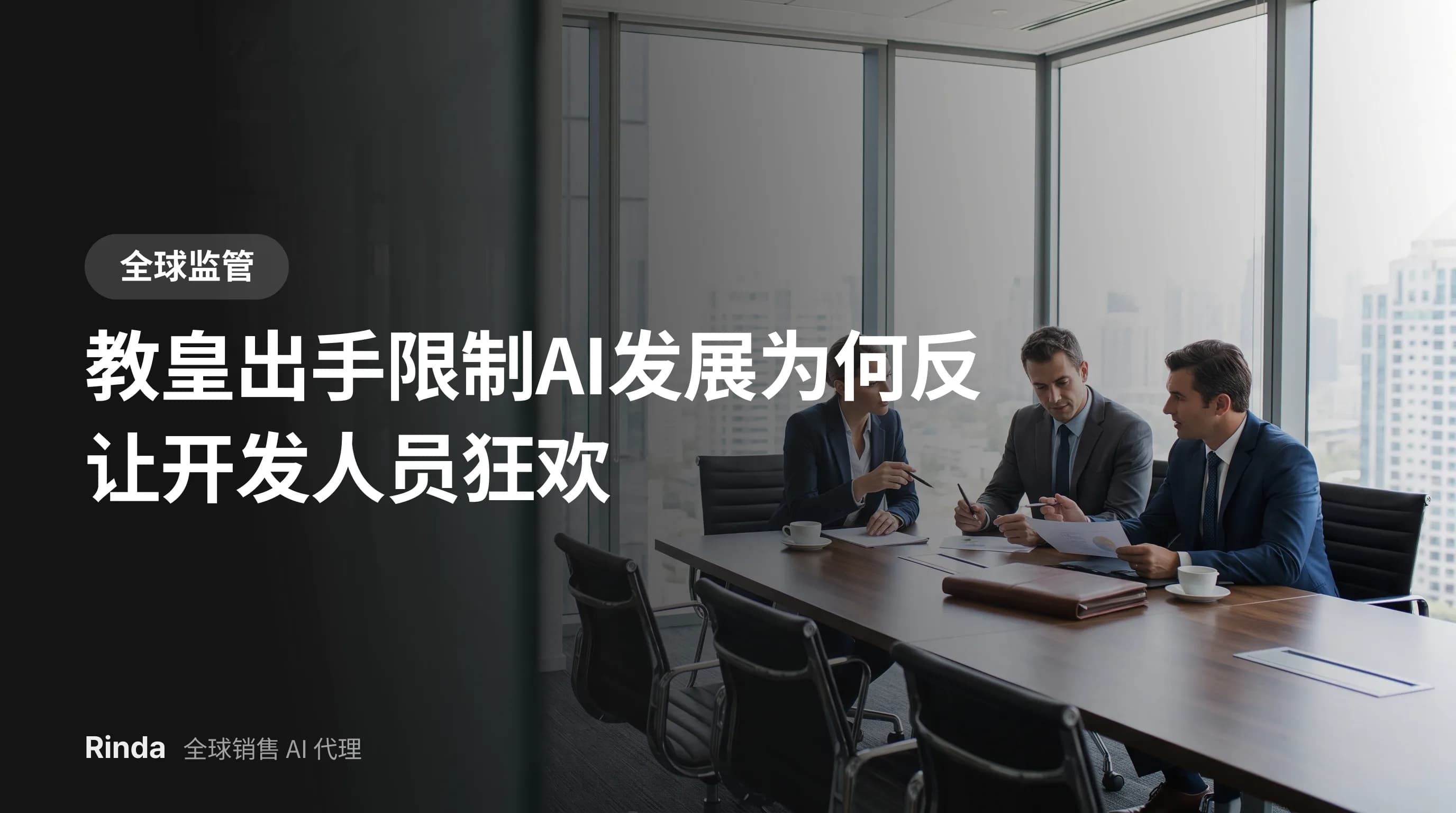 教皇出手限制AI发展为何反让开发人员狂欢