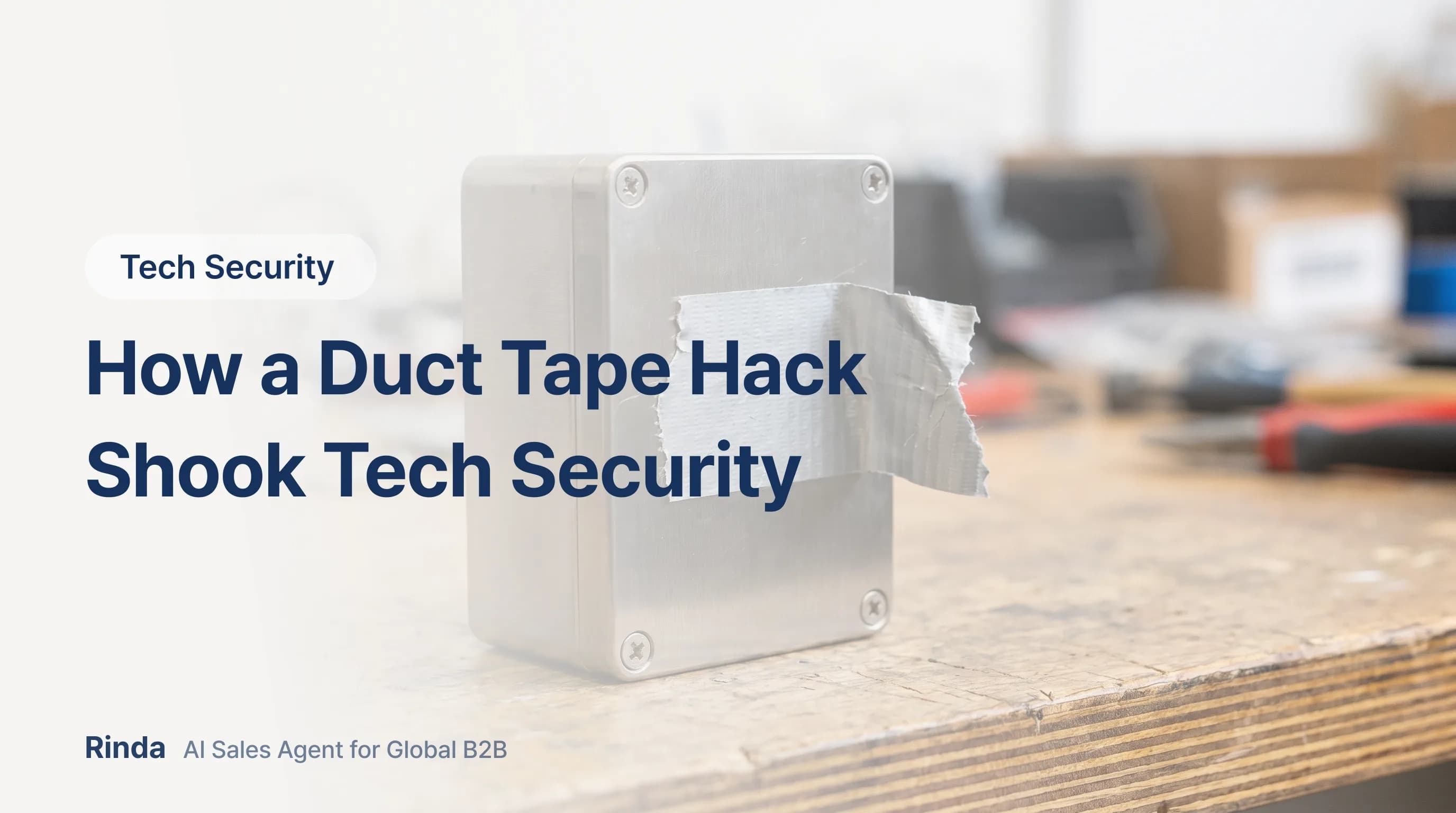 How a Duct Tape Hack Shook Tech Security