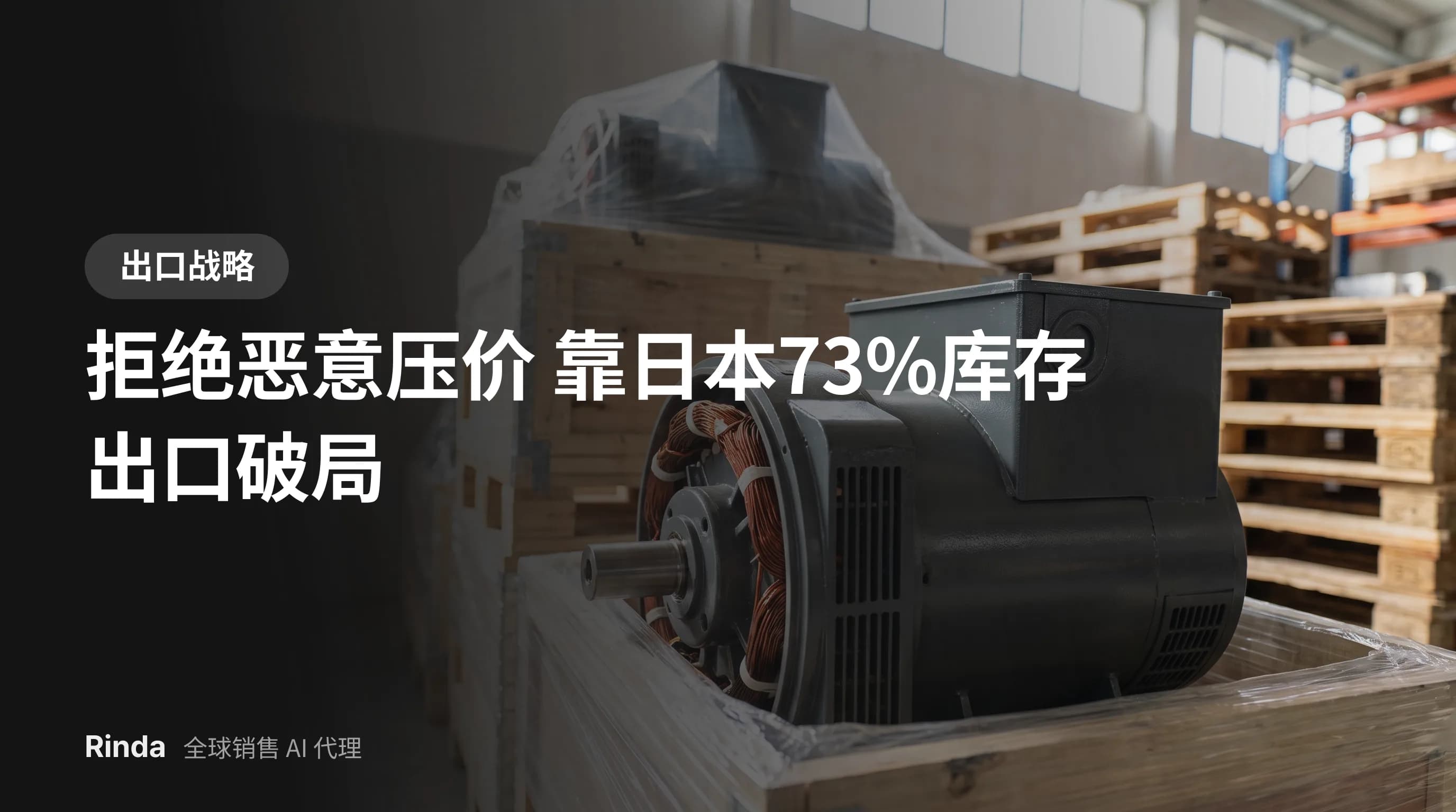 拒绝恶意压价 靠日本73%库存出口破局