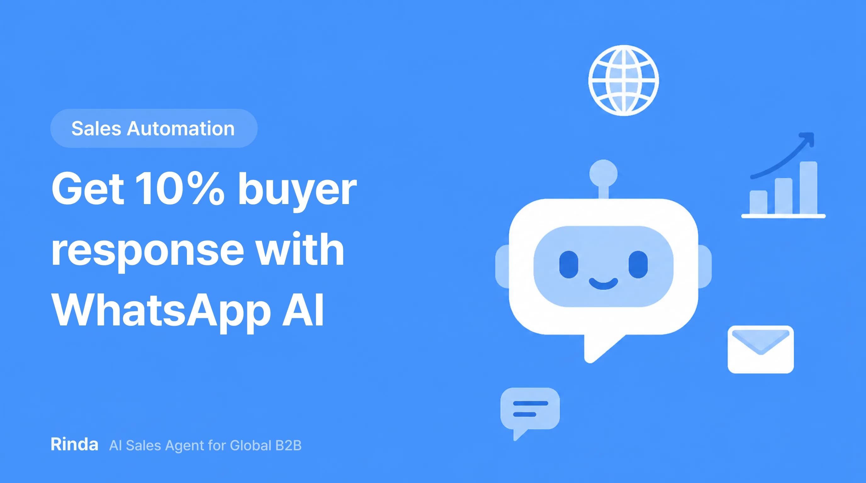 Get 10% buyer response with WhatsApp AI