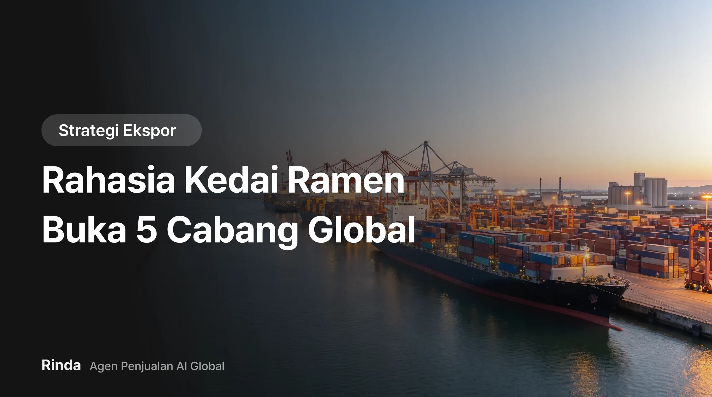Rahasia Kedai Ramen Buka 5 Cabang Global