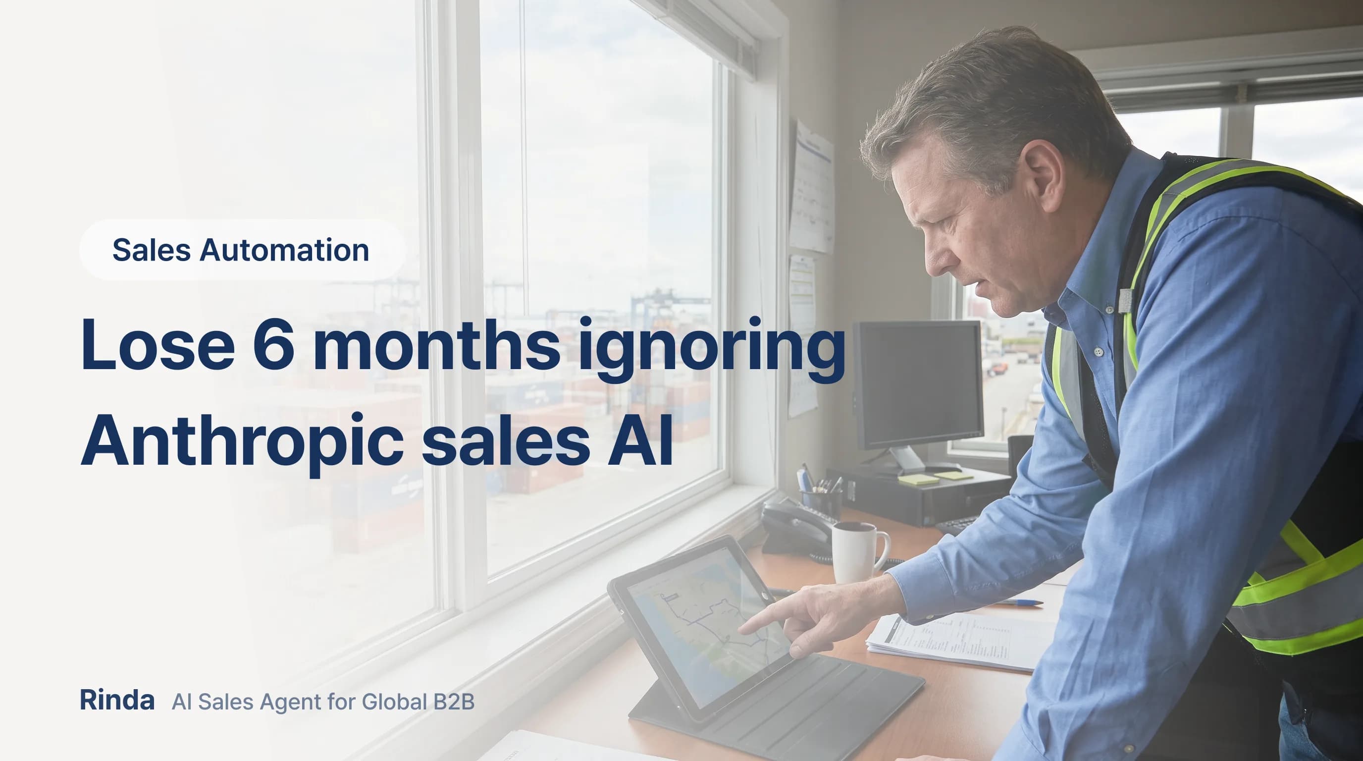 Lose 6 months ignoring Anthropic sales AI