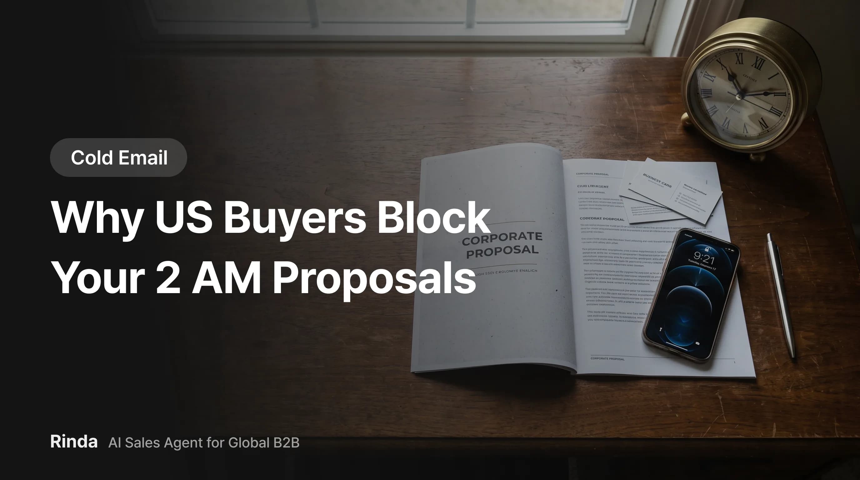 Why US Buyers Block Your 2 AM Proposals