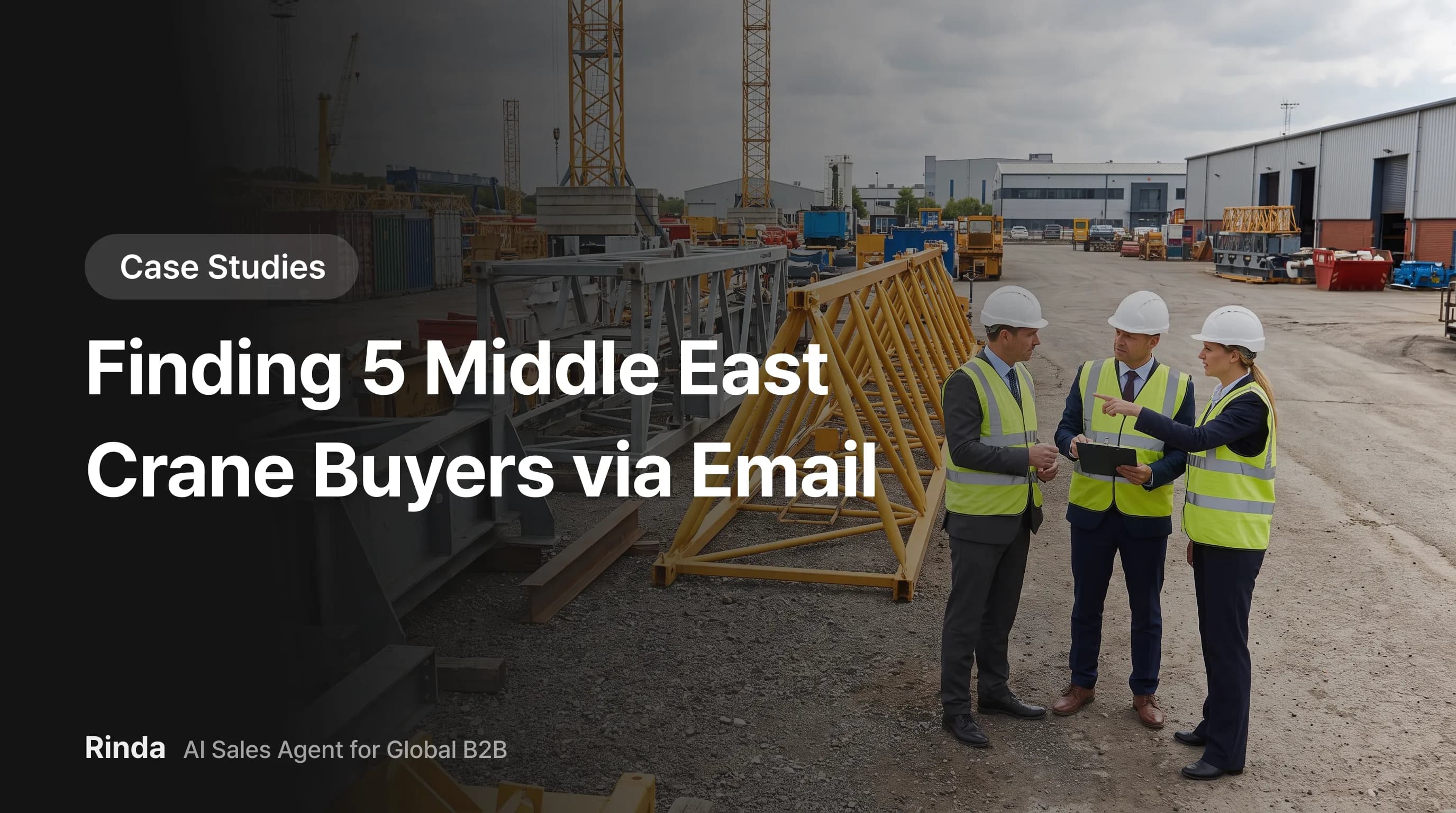 Finding 5 Middle East Crane Buyers via Email