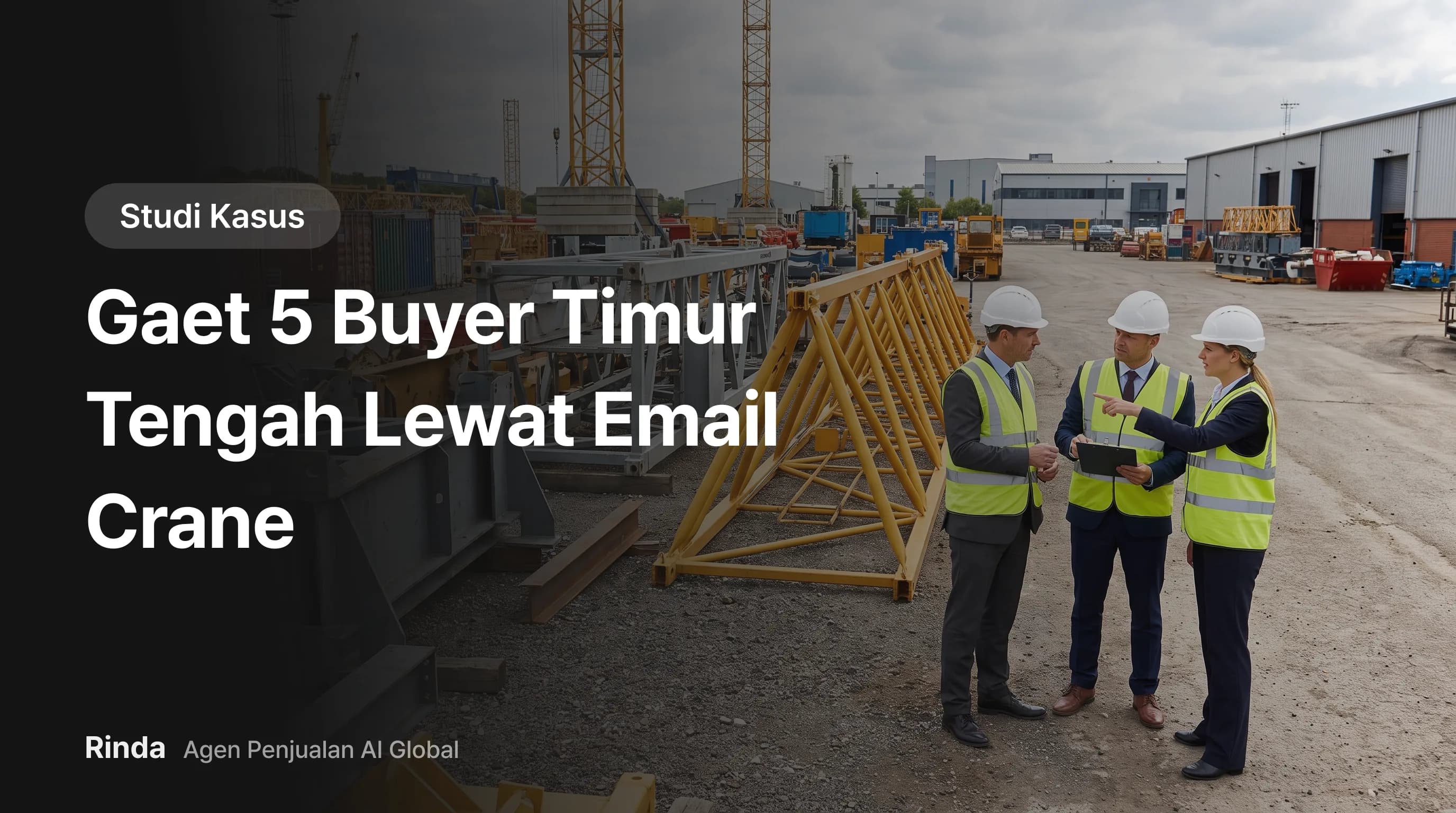 Gaet 5 Buyer Timur Tengah Lewat Email Crane