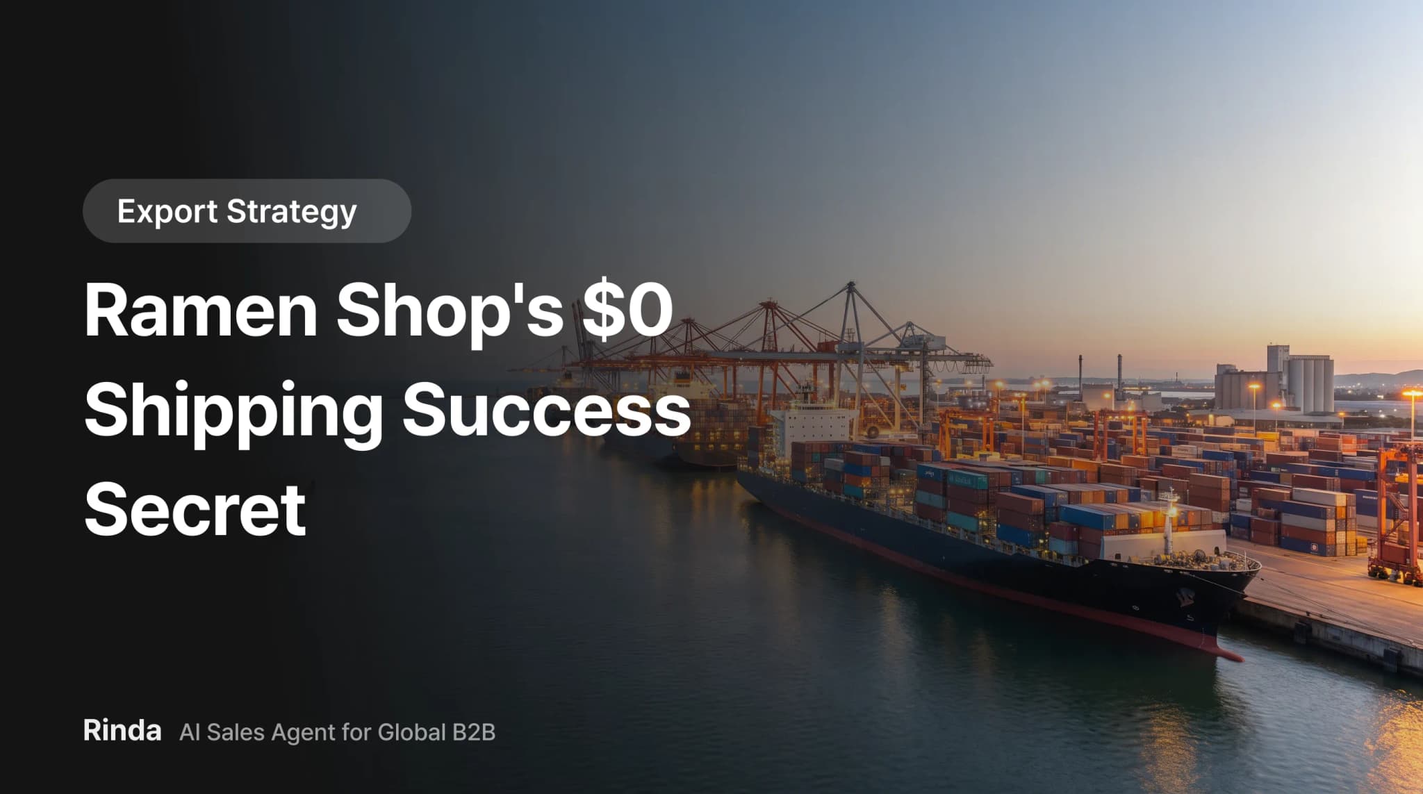 Ramen Shop's $0 Shipping Success Secret