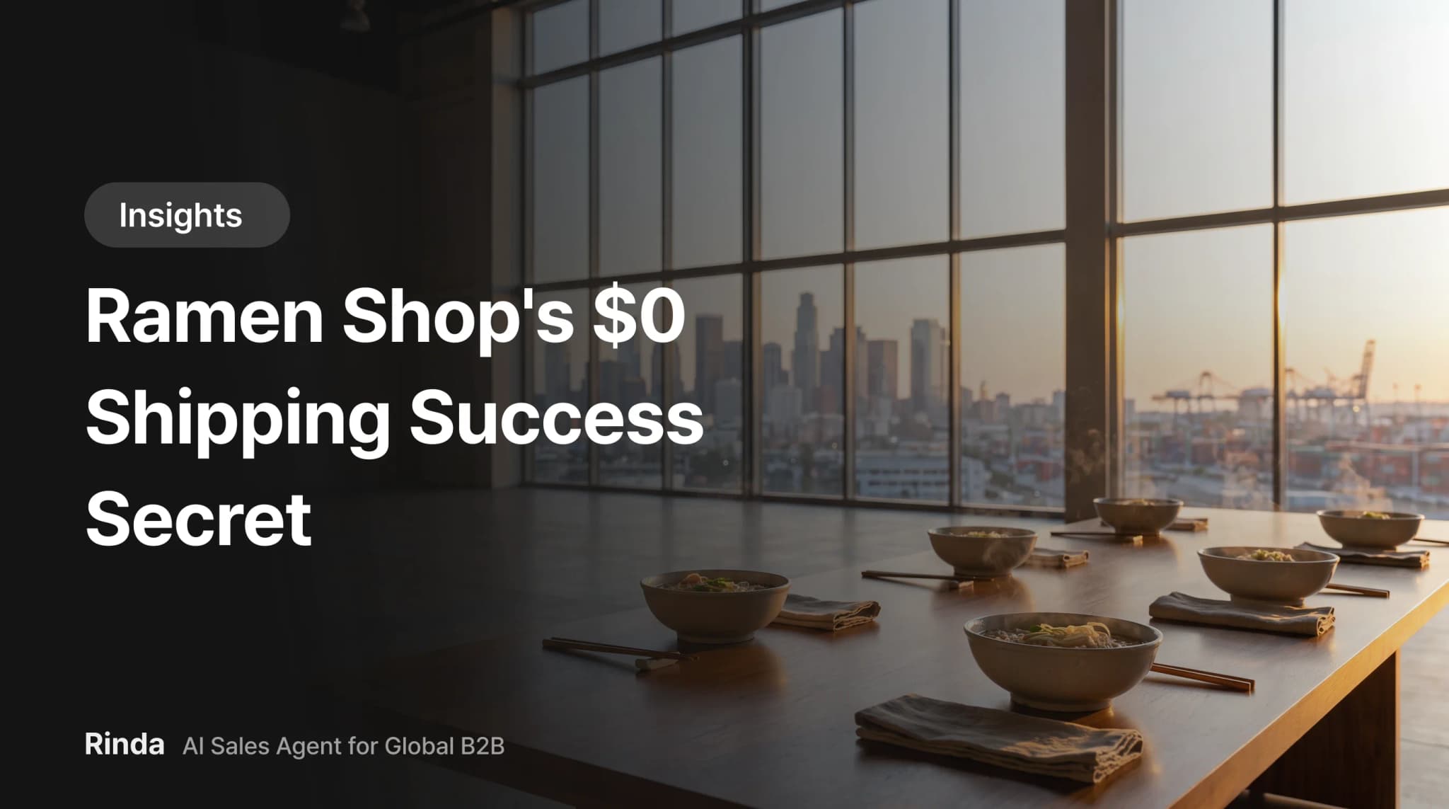 Ramen Shop's $0 Shipping Success Secret